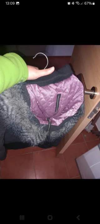 Chaqueta Bomber Negra