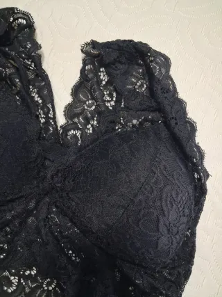 Lote 3 Sujetadores Encaje Beige y Negro