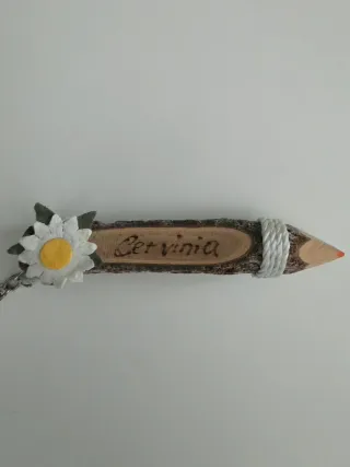 Portachiavi Cervinia con fiore