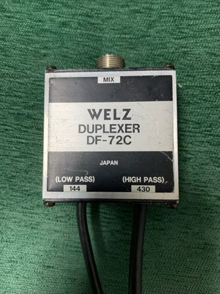 Duplexor WELZ DF-72C 144/430 MHz