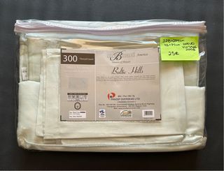 Juego de cama doble 300 hilos