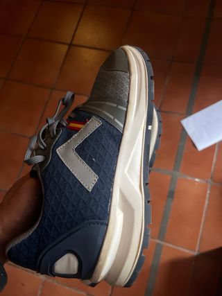 Zapatillas deportivas ET grises y azules