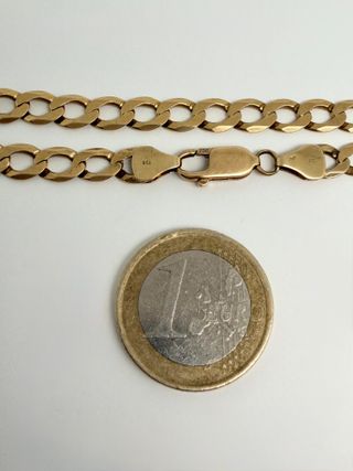 Pulsera de oro de 18k. Peso: 10.08 gr.