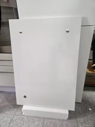 Espejo Nuevo Blanco y Plateado
