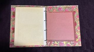 Álbum de fotos floral