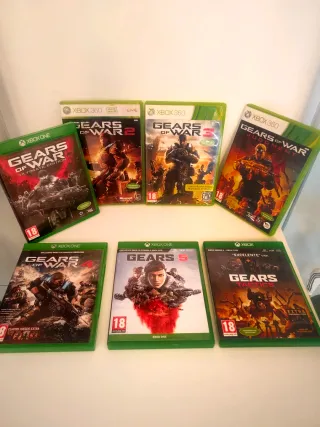 Saga Gears of War Xbox Completa