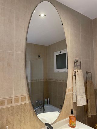 Espejo Ovalado Baño/Dormitorio