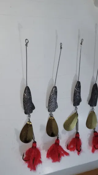 Lote 50 Cucharillas Pesca Lucio