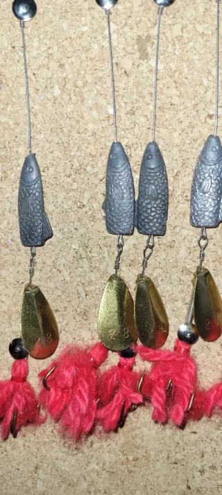 Lote 50 Cucharillas Pesca Lucio