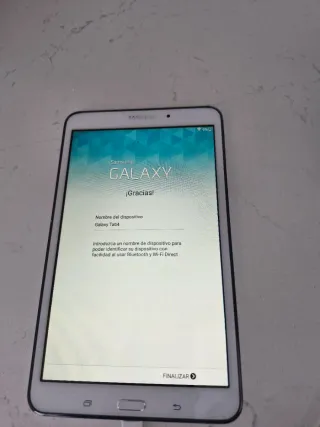 Samsung Galaxy Tab 4 Blanca.
