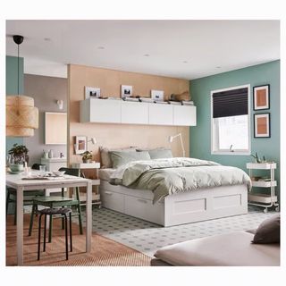 Estructura Cama IKEA BRIMNES Blanca