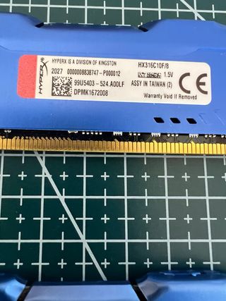 Kit 2x8GB HyperX Fury DDR3 1600MHz RAM