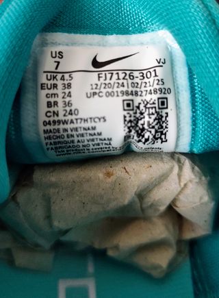 38 - Nike Free Metcon 6 - Zapatillas gym Turquesa