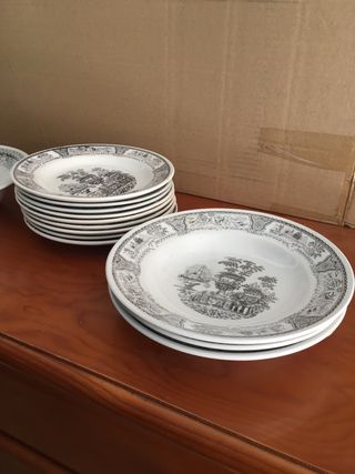 Juego de vajilla vintage