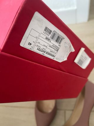 Zapatos de tacón Valentino auténticos rosa