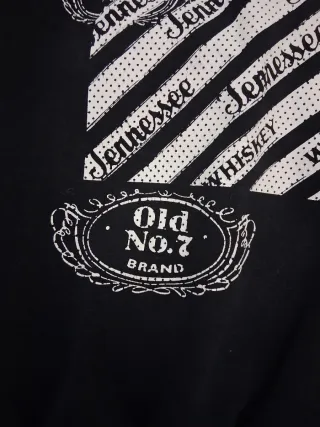 Felpa Jack Daniel's con cappuccio nera