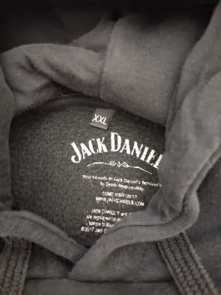 Felpa Jack Daniel's con cappuccio nera