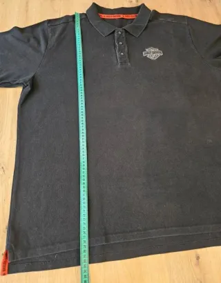 Polo Harley-Davidson Negro Logo Bordado