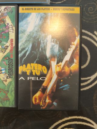 5 VHS MUSICALES DIRECTOS VIDEOCLIPS ENTREVISTAS