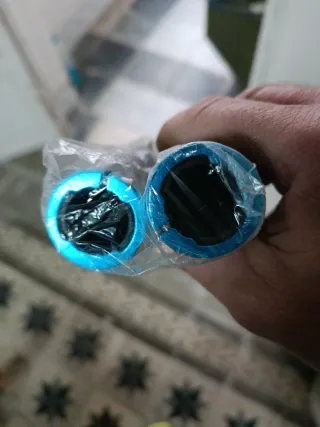 Puños Bici Goma Azul