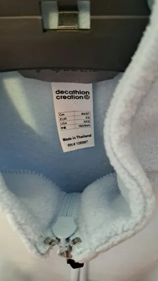 Chaleco Quechua Azul y Gris