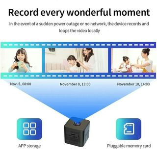 Mini Cámara Espía HD 1080P WiFi Vigilancia Hogar