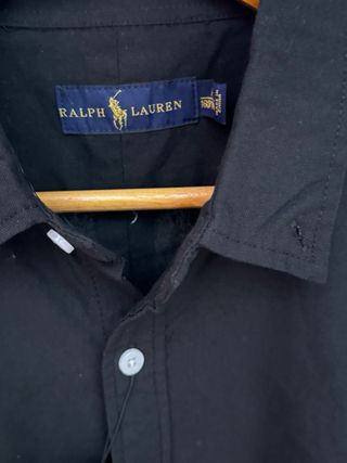 Camisa Polo Ralph Lauren Negra Talla XL
