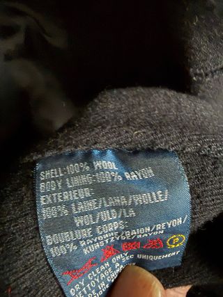 Abrigo Lana Cruzado Polo Ralph Lauren XL