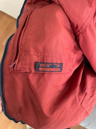 Chaqueta reversible invierno retro vintage