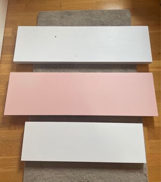 Lote 3 Estantes de pared flotantes