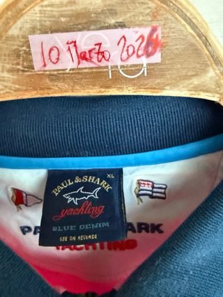 Polo rosa manga corta PAUL AND SHARK talla XL