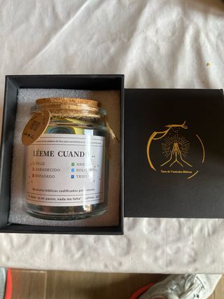 Frasco con versículos bíblicos para Leer cuando...