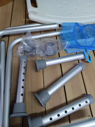 Asiento Ducha VEVOR Antideslizante Ajustable