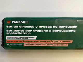 Set Brocas y Cinceles Percusión Parkside