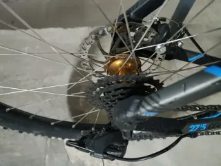 Bicicleta Bwin MTB Negra y Azul