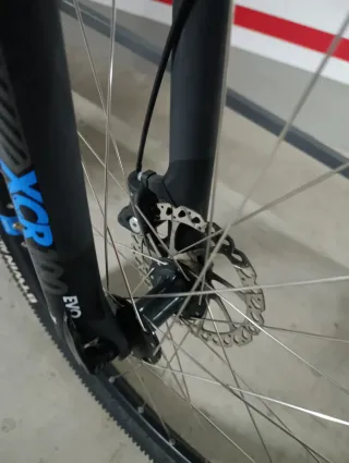 Bicicleta Bwin MTB Negra y Azul