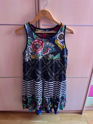 Vestido multicolor reversible talla única