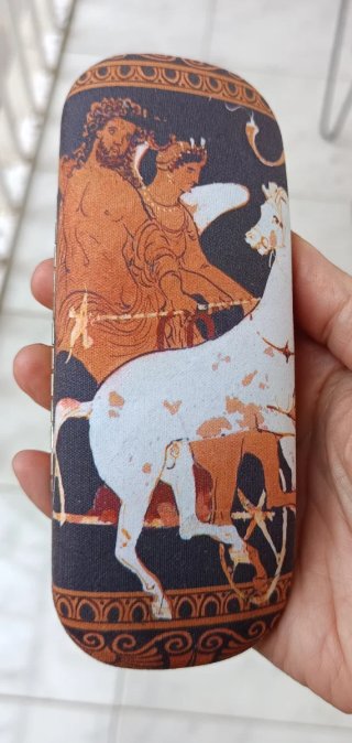 Estuche Rígido Gafas Diseño Griego