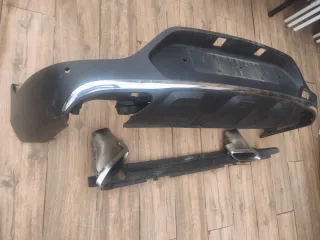 Difusor y colas escape Mercedes GLC coupé. AMG lin