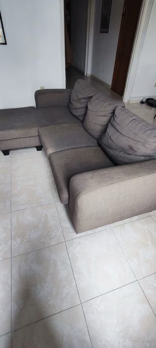 Sofá 3 plazas con chaise longue
