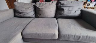 Sofá 3 plazas con chaise longue