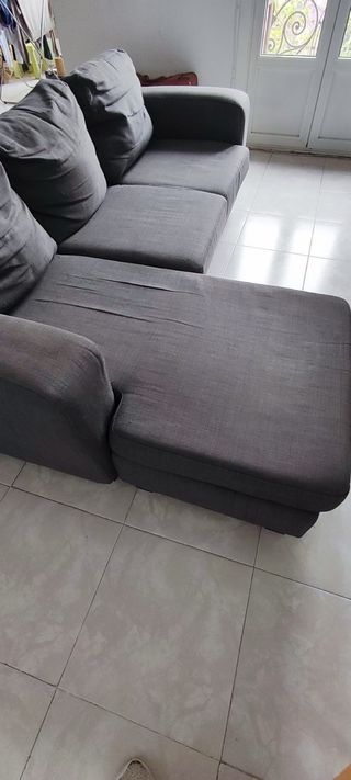 Sofá 3 plazas con chaise longue