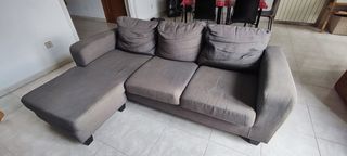 Sofá 3 plazas con chaise longue