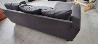 Sofá 3 plazas con chaise longue