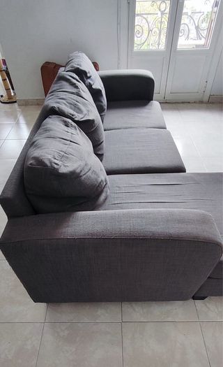 Sofá 3 plazas con chaise longue