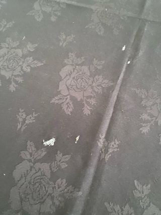 Tovaglia nera in tessuto