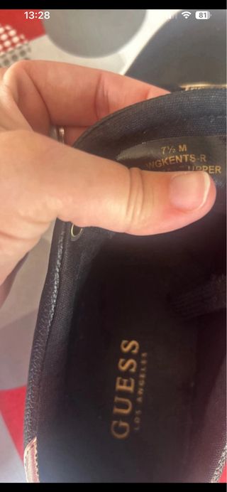 Zapatillas Guess Negras Talla 37.5