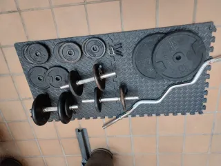 Pesas de gimnasio varios kg