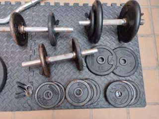 Pesas de gimnasio varios kg