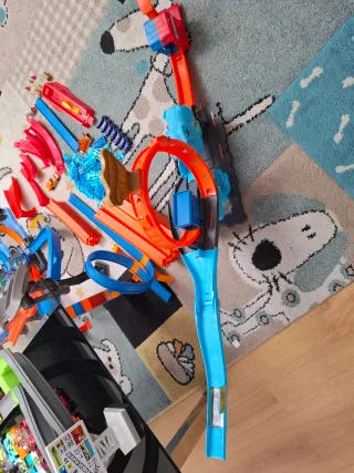 Lote Pistas y Coches Hot Wheels